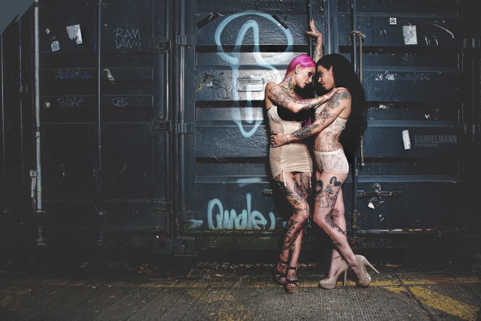 altmodelgirlcrush:  Vicky Vamp &amp; Alice La Douce