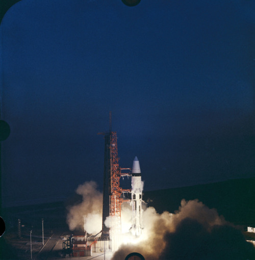 Apollo 5 Launches 50 Years Ago Today (22 Jan. 1968) — The Apollo 5 (LM-1/Saturn 204) unmanned 