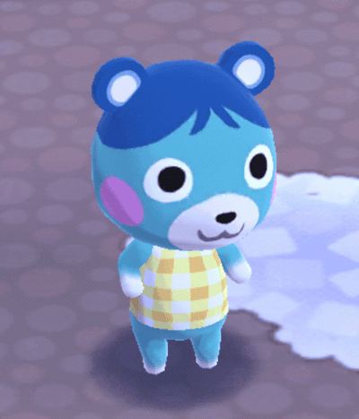 bluebear animal crossing plush