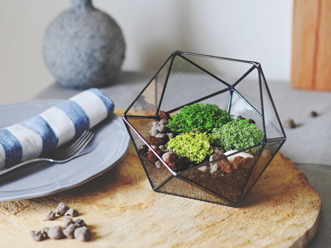 culturenlifestyle:Unique Handmade Geometric Glass Terrariums by Murat Ozsaltik Designer