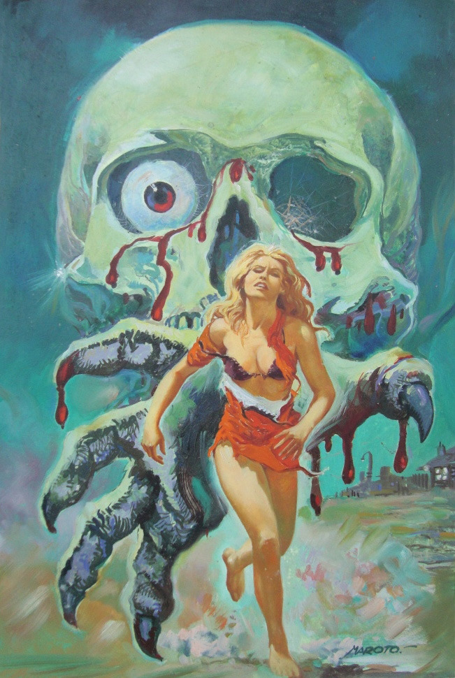 swordofsteel:  …pulp horror art by Esteban Maroto  GRINDHOUSE