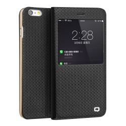 qialino:  Qialino grid pattern leather case