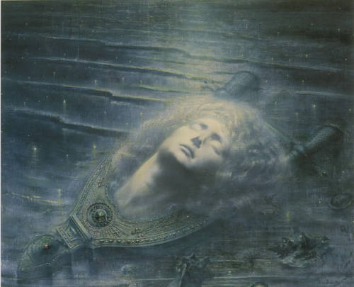 Orphée mort (Dead Orpheus) by Jean Delville, 1893.