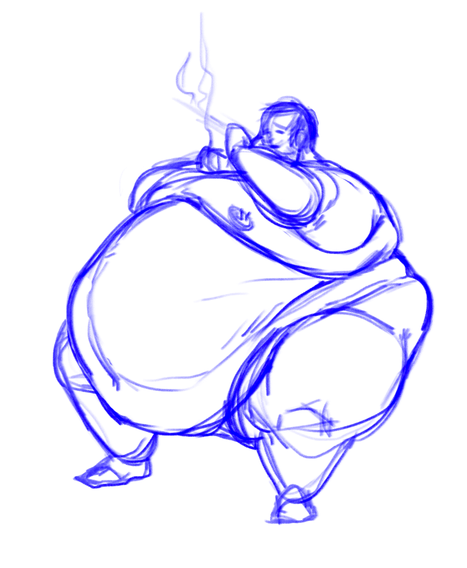 oni-sai:  Whalechubs. :)Just a few sketches Iâ€™ve done over the past week or