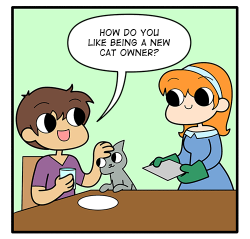 doodleforfood:  Cat people, amiright? 