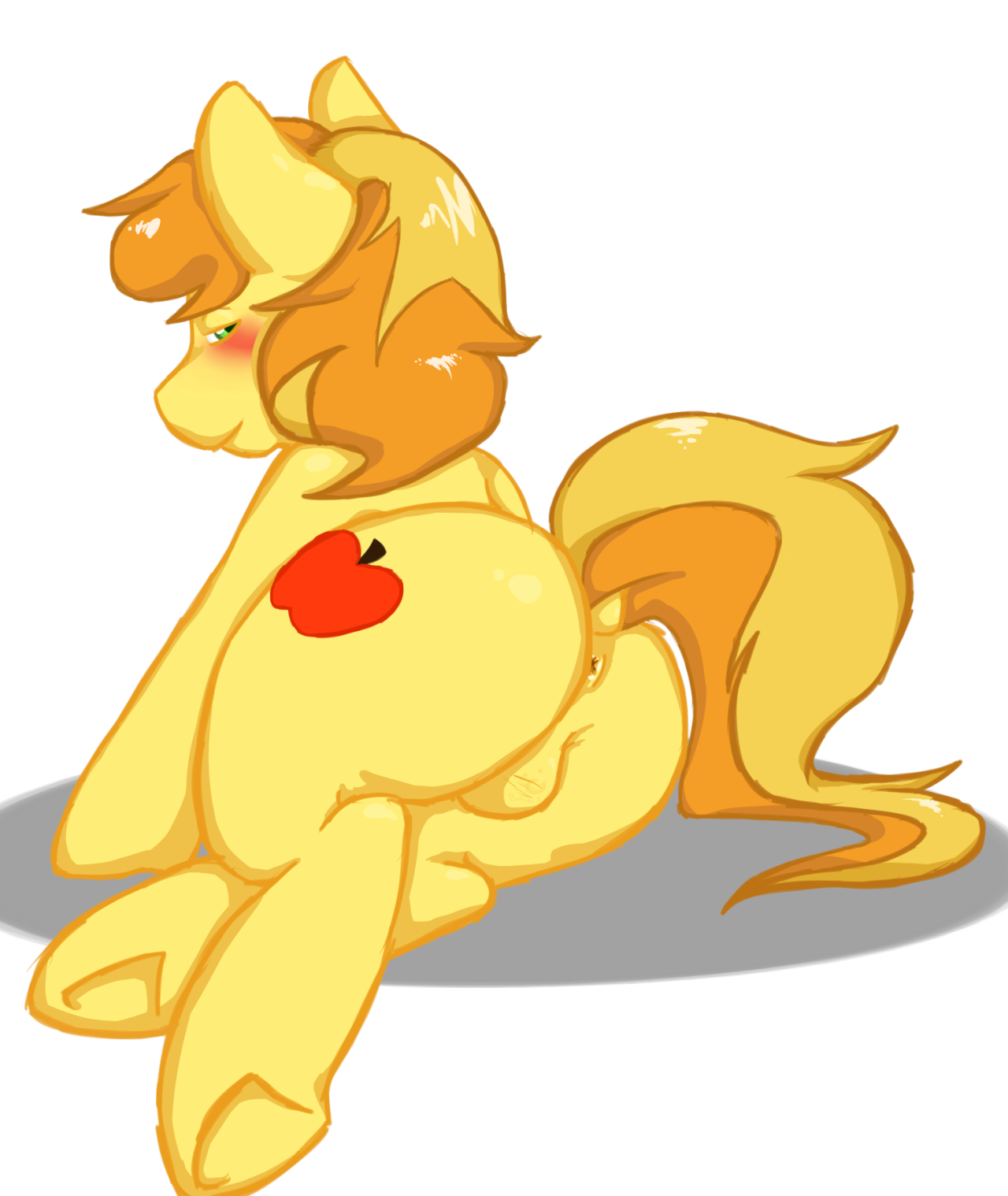 terra-nsfw:  loriisapony:  barrzalex wanted some Braeburn so I drew some  H a  l