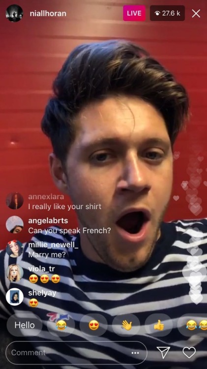 ftstylan:niall’s insta live on april 25: a short story