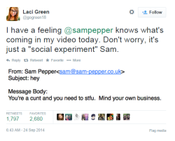 marianthinks:  Laci Green, outspoken Sex