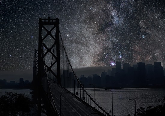 escapekit:  Darkened Cities French photographer Thierry Cohen imagines what some