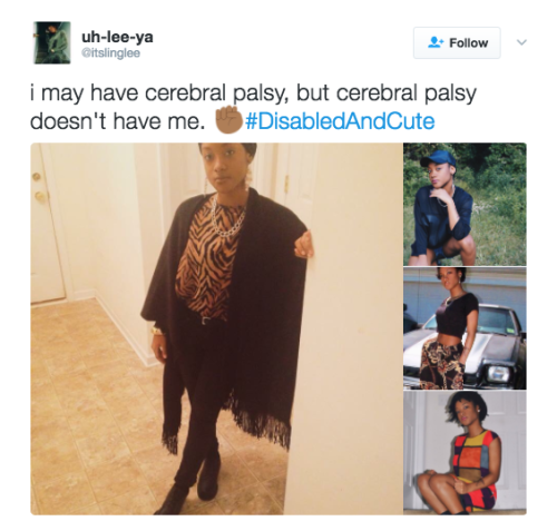 refinery29: #DisabledAndCute is the best thing on Twitter this week (and there’s been a LOT of stiff