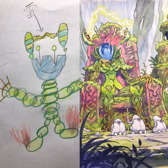 amy-alexandra: ambris:  ask-keyframe:  catchymemes:    Father uses sons’ drawings as inspiration for anime transformations  By: Thomas Romain (twitter | instagram | youtube | patreon)   Wholesome and badass  The father’s artistic talent is clearly