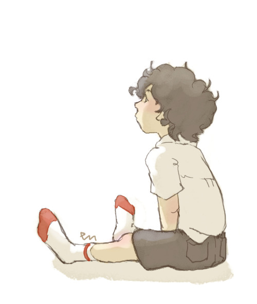doublenegativemeansyes:little sherlock looking up the sky - for 4 hours in a row