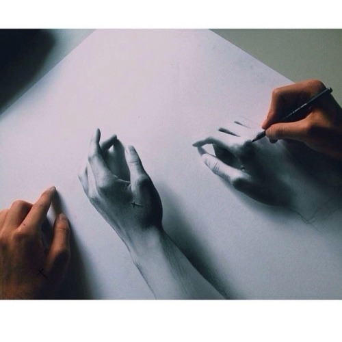Toni Mahfud - Drawing My Hands Part 2 