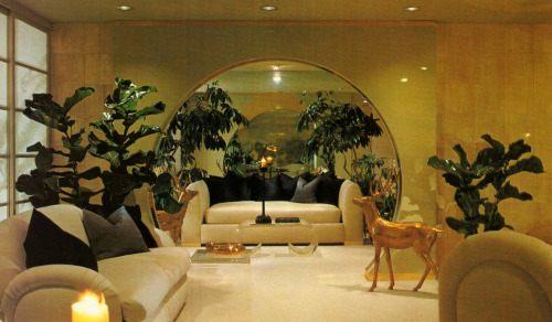 supremeinteriors:  Contemporary Apartments | Architectural Digest ©1982
