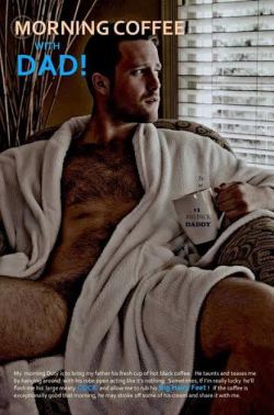 topcbt:  ultraboyhunter:  Daddy Says: Happy Moaning Monday! Sometimes the boy is just so soundly asleep that you can’t help but want to wake him for some fun. He loves waking up tasting Daddy, and it gets him an early breakfast.  Follow Daddy for Boy
