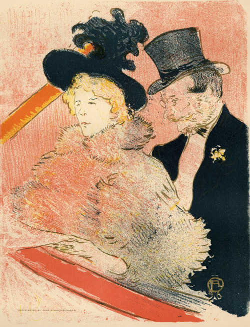 Henri de Toulouse-Lautrec (French; 1864–1901)Au concert = At the Concert (Gabriel Tapié