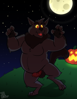 thesintaur:  Watch out! The werewolf is gonna get ya!!