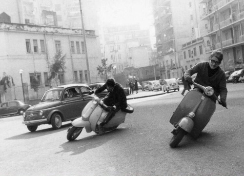 Porn Pics modern1960s:  Vespa vs. Lambretta