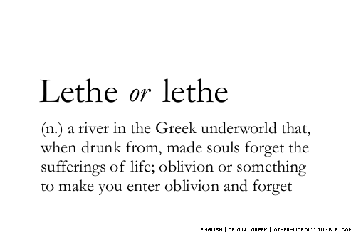 other-wordly:  pronunciation | le-THe (leh-theh) or lE-THE (lee-thee) 