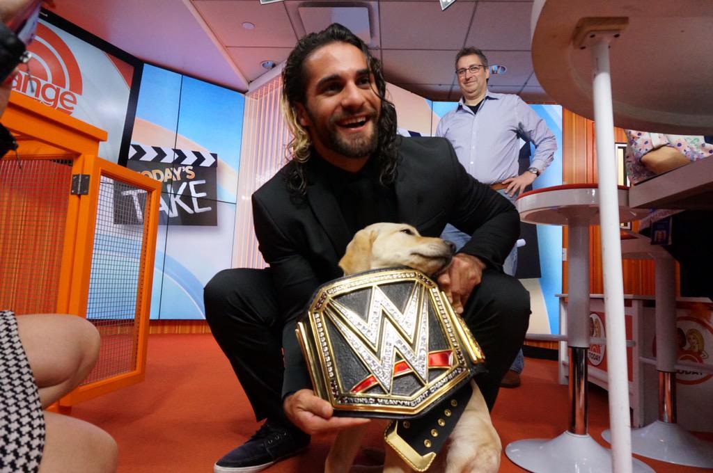 sethrollinsfans:Today Show Twitter Photos(x)