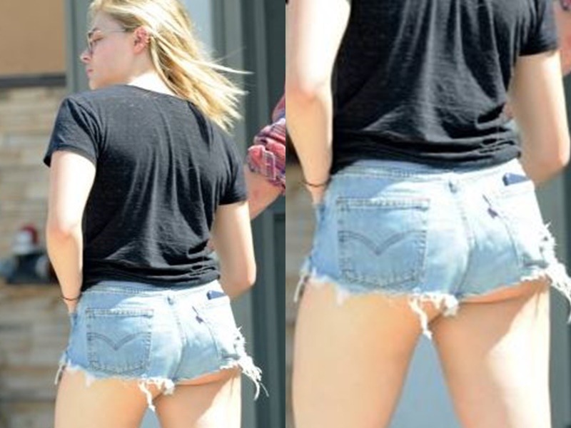 starprivate:  Chloe Moretz’s juicy ass out of her shorts  Chloe Moretz’s juicy