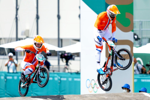 dutch-nt: Niek Kimmann &amp; Twan van Gendt of Team Netherlands competing on Quarterfinals durin