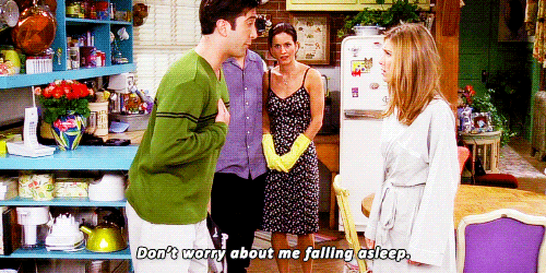 :  “I just feel bad about all that sleep you’re gonna miss wishing you were with me!” 