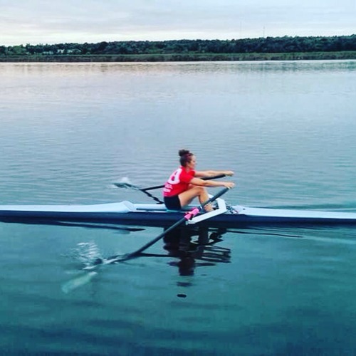 Rowlin&rsquo; thru the puddles with my bows Add me on Instagram @ littlebigrower for more pics of my