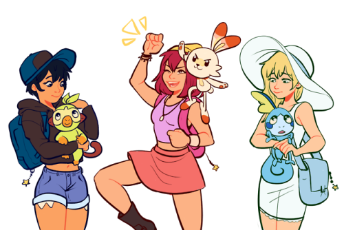 KH girls and their starters~