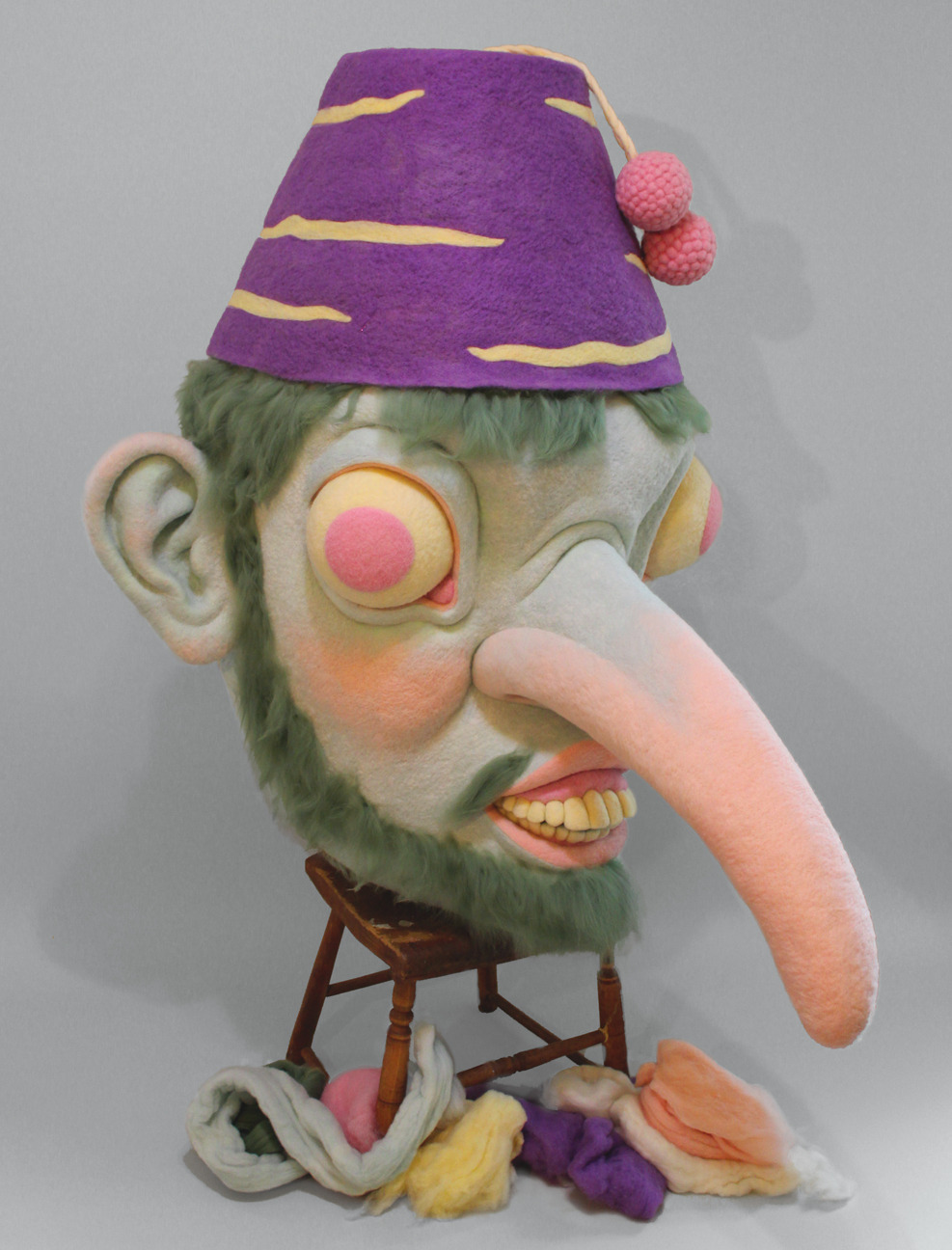 crossconnectmag:  Felt Masks by Paolo del ToroPaolo del Toro brings a unique spin