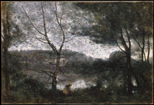 met-european-paintings: Ville-d'Avray by Camille Corot, European PaintingsCatharine Lorillard Wolfe 