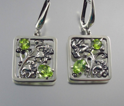 Peridot, the August birthstone Available at our etsy store wingedlion.etsy.com
