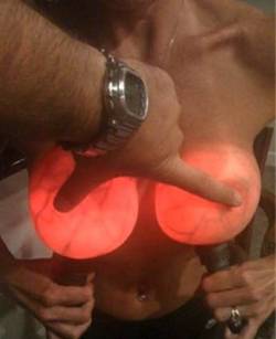 fakeplasticandfantastic:  chestmelons:  glowing chest melons!  Best thing ever!!! 