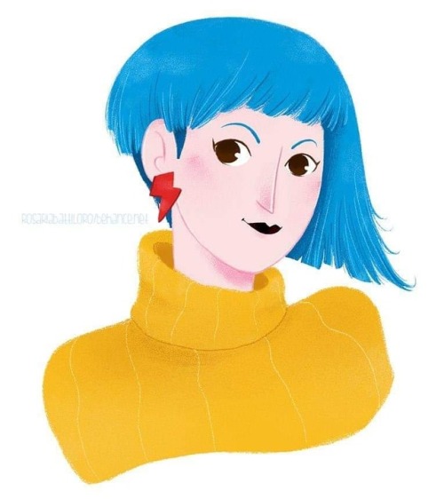 Capelli #blè ! #bluehair #drawing #colors #primarycolors #illustration #digtalcoloringhttps://www.