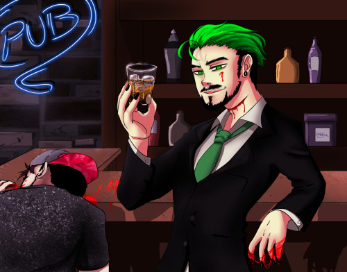 Here’s A Redraw Of Anti In A Suit!  Before Drawn August 10th, 2018 After Drawn March 28th, 2020