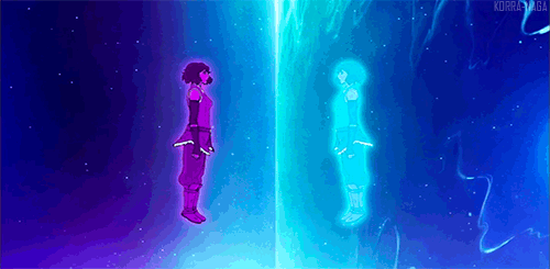korra-naga:  BOOK 2 & BOOK 4  KORRA SEEING HERSELF  