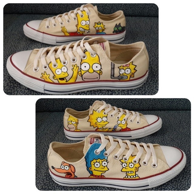 converse custom paint