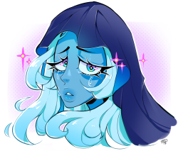 milkayart: i LOVE her design wow true blue