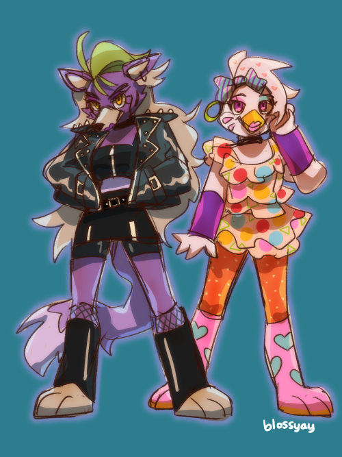 Roxy and Chica