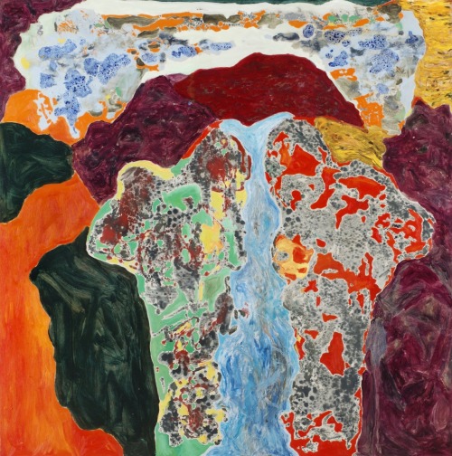 terminusantequem: Rolf Hanson (Swedish, b. 1953), OMOLUBO, 1994. Oil on canvas, 150 x 150 cm