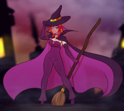 scdk-sfw:  Sunset Witch Wheeeeee… [Larger