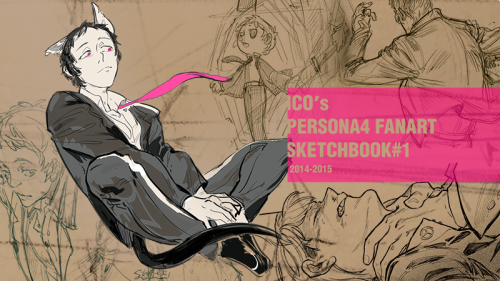 Updates some new samples! Persona4 Fanart sketchbook #1Purchase and download here&gt;&