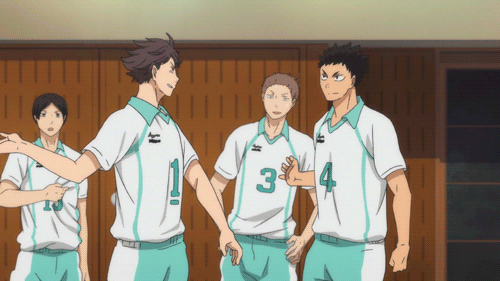 moaniwa:  ponpongayweiwei:  haikyuu!! otps high fiving   (◕‿◕✿)     