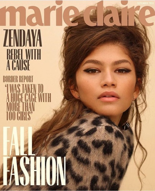 Zendaya graces the cover of @marieclairemag. “I always tell my manager ‘anytime they are looking f