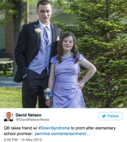 katblaque:  country-darlinn:  pre-med-timelord:  –dopamine:  micdotcom:  8 years ago, Ben promised to take Mary to prom. Last week it came true.Ben and Mary’s friendship began in elementary school and was first noticed by their fourth grade teacher,