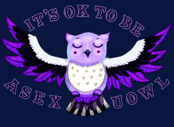 flightning:  The bottom one is transparent. Been working on this for a while. Not ace myself, but a supportive piece. For aces who appreciate puns and owls. You know who you are.