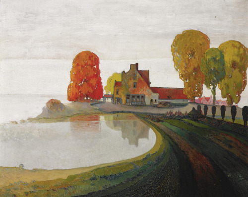 Georges de Feure - Ferme au bord du Zuydersee