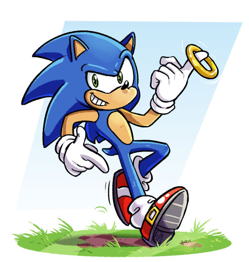 Oh, look ! It’s Sonic ! “Require to go speedy !” Like they said, right ? Or it mig