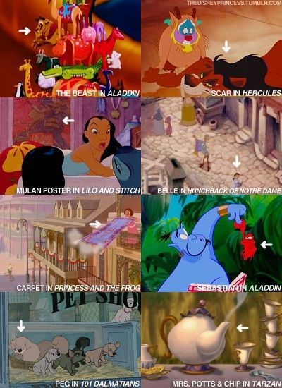 notorious-posts:  Have you ever noticed these hidden Disney characters in other Disney
