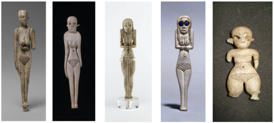 ikchen: ikchen:  ikchen:  Do female presenting nipples count when they’re just dots? (BM  EA59648)  And how about these lovely… undefined pieces of art?  More weirdness? More weirdness! (All from the British Museum catalogue, dating to the Naqada